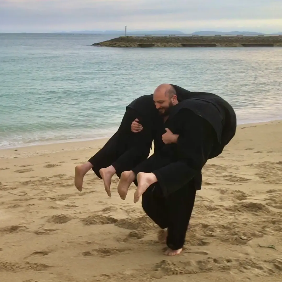 Olgun Tiltay training in Okinawa - Shuhari Self Defence Japan Trip 2016